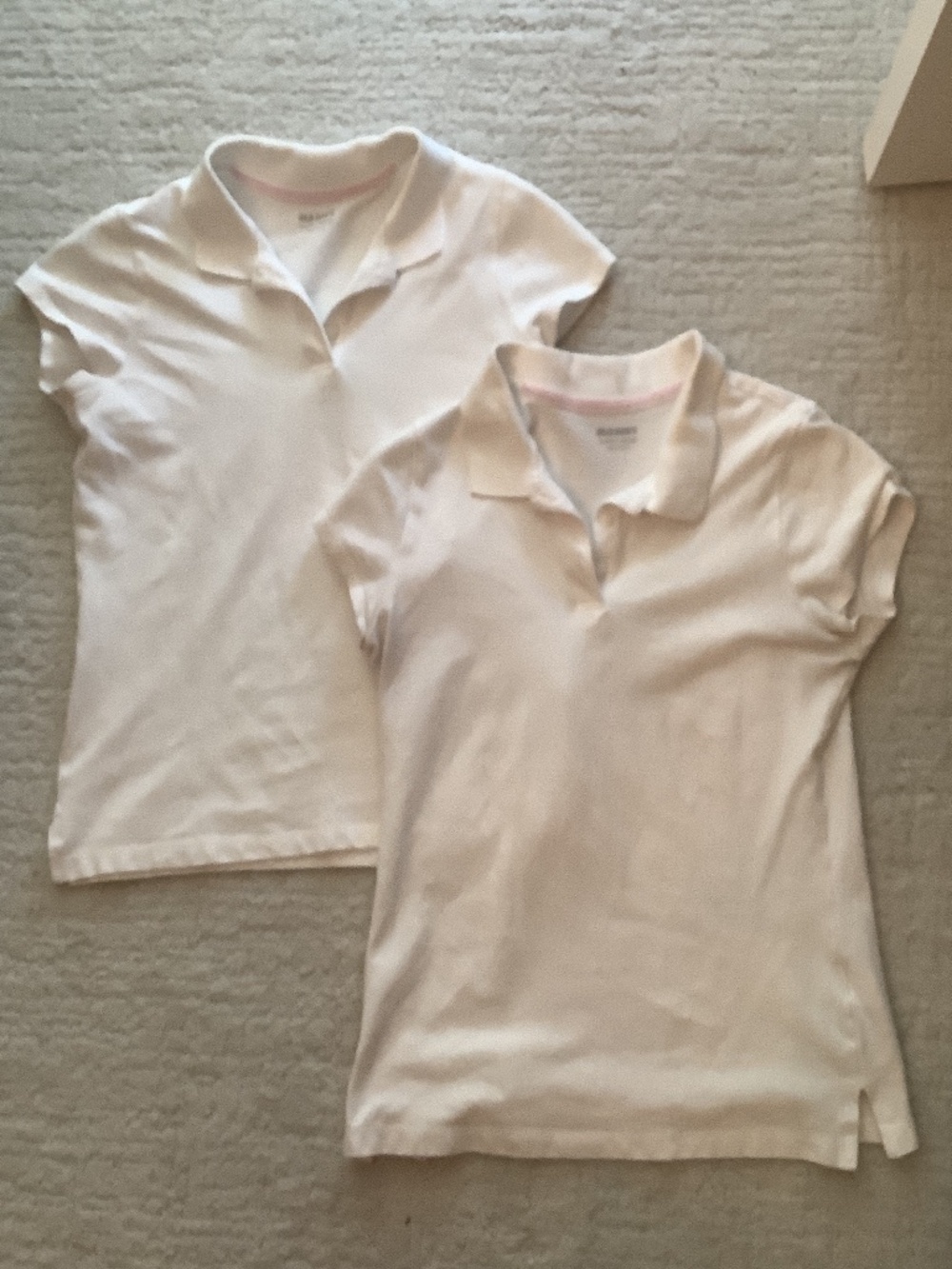 Girls White Collar Shirt